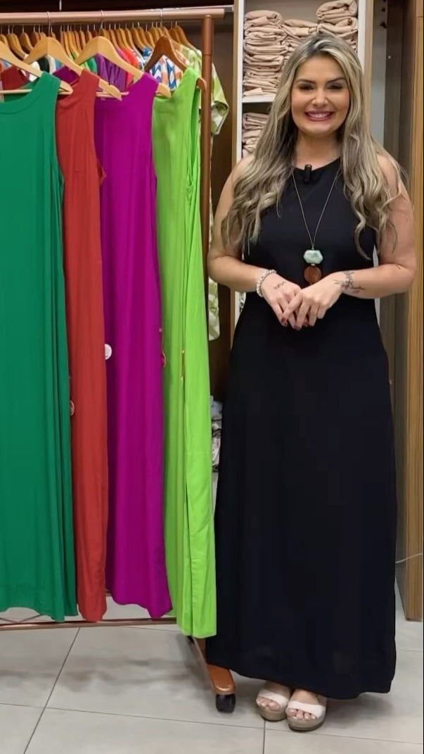 VESTIDO CAROL PRETO